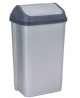 Šiukšliadėžė KEEPER, 50 l, pilka