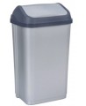 Šiukšliadėžė KEEPER, 50 l, pilka
