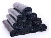 Šiukšlių maišai, 140 l, 10 vnt., storis 35 µm, LDPE, juodi