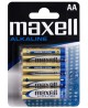 Elementai Alkaline Maxell LR06 (AA), 4 vnt.