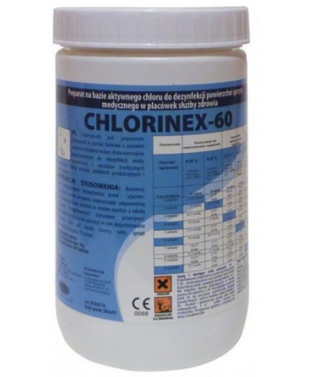 Chloro tabletės paviršių dezinfekcijai CHLORINEX-60, 300 tablečių