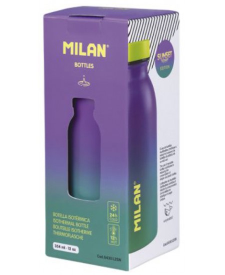 Termogertuvė MILAN, violetinės ir turkio spalvos, 354 ml