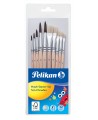 Teptukai PELIKAN, įvairaus plauko ir dydžio, 10 vnt.