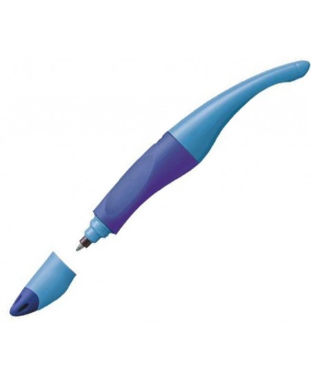 Rašiklis STABILO Easy original metallic, dešiniarankiams, mėlynas