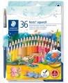 Spalvoti pieštukai STAEDTLER Noris Club, akvareliniai, 36 spalvos