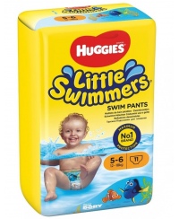 Sauskelnės maudynėms HUGGIES Little Swimmers, M, 12-18 kg