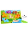 Medinė 3D dėlionė TOOKY TOY Gyvūnai, 7 detalės