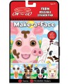 Daugkartinių lipdukų rinkinys MELISSA & DOUG Make a Face \"Ūkis\"