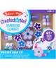 Medinių karoliukų vėrimo rinkinys MELISSA & DOUG Žėrinčios gėlės