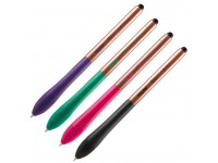Tušinukas su lietikliu MILAN Stylus, 1 mm, mėlynas