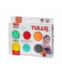 Kamuoliukai sensoriniam vystymui Tullo, veidukai, 6 vnt., 462