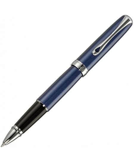 Rašiklis DIPLOMAT Excellence A2, mėlynas chromuotas korpusas, 0.7 mm, mėlynas