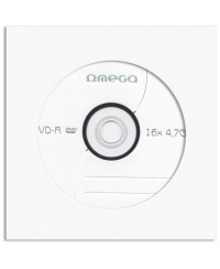 Laikmena OMEGA DVD-R, 4.7GB, 16X, popieriniame vokelyje