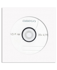 Laikmena OMEGA CD-R, 700MB, 52X, popieriniame vokelyje