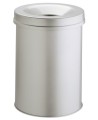 Plieninė šiukšliadėžė DURABLE, pilka, 15 l