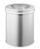 Plieninė šiukšliadėžė DURABLE, sidabrinė, 15 l