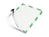 Informacinis rėmelis DURAFRAME SECURITY, A4, 23.6x32.3 cm, žalia/balta