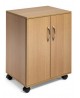 Daugiafunkcinė spintelė, DURABLE, uždara, ruda