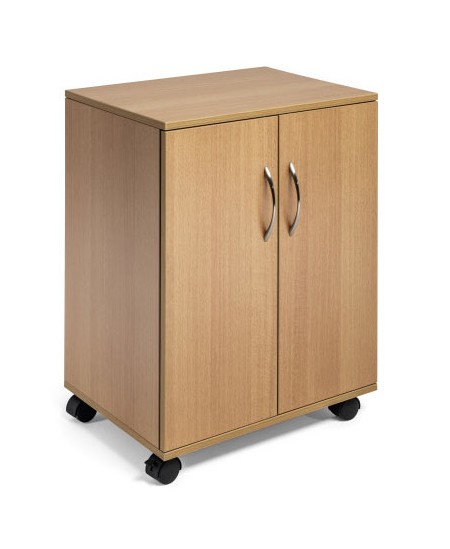 Daugiafunkcinė spintelė, DURABLE, uždara, ruda