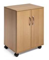 Daugiafunkcinė spintelė, DURABLE, uždara, ruda