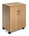 Daugiafunkcinė spintelė, DURABLE, uždara, ruda
