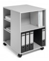 Daugiafunkcinė spintelė, DURABLE, atvira, pilka