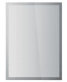 Informacinis rėmelis DURAFRAME Sun, 32.3x44.6 cm, sidabrinis