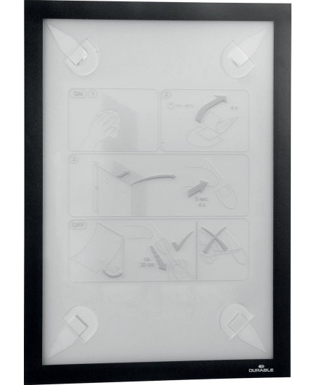 Informacinis rėmelis DURAFRAME Wallpaper, 32.2x23.6 cm, juodas