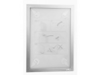 Informacinis rėmelis DURAFRAME Wallpaper, 32.2x23.6 cm, sidabrinis