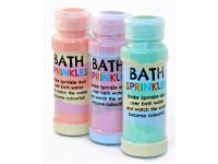 Įvairių spalvų vonios druska-pabarstukai THE BEAN PEOPLE, 180 g
