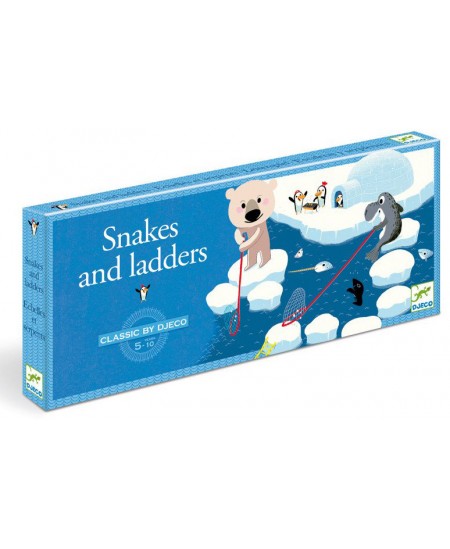 Klasikinis stalo žaidimas DJECO Snakes and Ladders (5+)