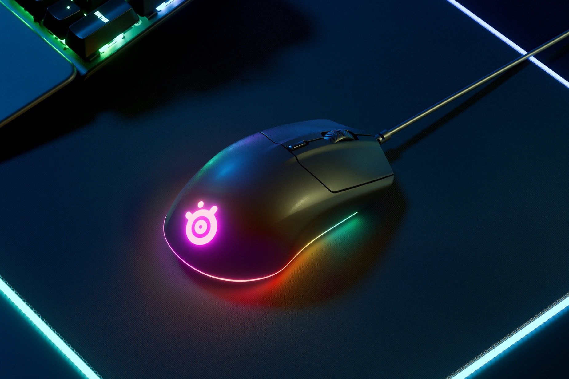 mouse gaming steelseries rival 3