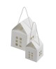 Dėžutė - namelis, 80x80x80 mm, baltos spalvos, 1 vnt.