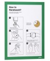 Rėmelis dokumentams DURABLE DURAFRAME®, A4, (pak. - 2 vnt.), žalia