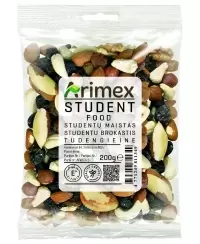 Riešutų ir razinų mišinys Studentų maistas, ARIMEX, 200 g