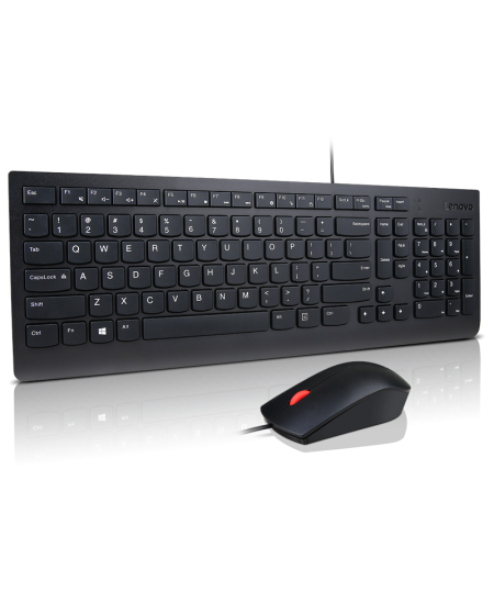 Klaviatūra su pele Lenovo, laidinė, EN/LT