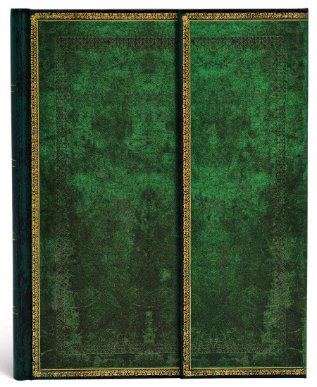 Užrašų knygelė PAPERBLANKS Old Leather Collection Jade, 180x230 mm, linijomis