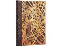 Užrašų knygelė PAPERBLANKS New York Deco The Chanin Spiral, 130x180 mm, linijomis