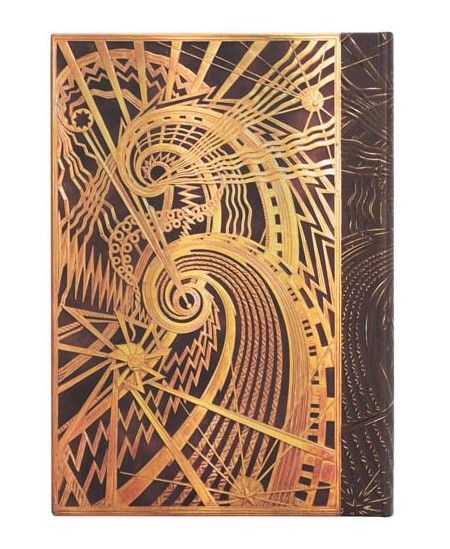 Užrašų knygelė PAPERBLANKS New York Deco The Chanin Spiral, 130x180 mm, linijomis