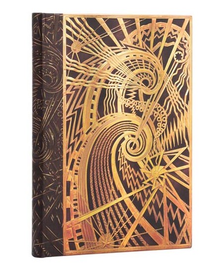 Užrašų knygelė PAPERBLANKS New York Deco The Chanin Spiral, 180x230 mm, linijomis