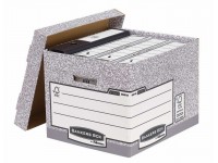 Archyvinė dėžė FELLOWES, 260x100x315 mm, pilkai balta
