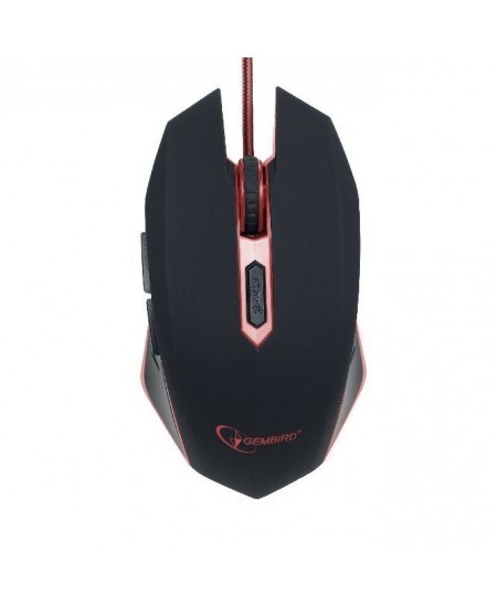 Gembird Gaming mouse, Black/red, MUSG-001-G, USB