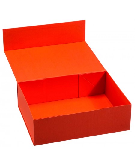 Greito surinkimo dovanų dėžutė, magnetinė, 100x100x30 mm, raudonos spalvos, 1 vnt.