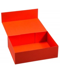 Greito surinkimo dovanų dėžutė, magnetinė, 100x100x30 mm, raudonos spalvos, 1 vnt.