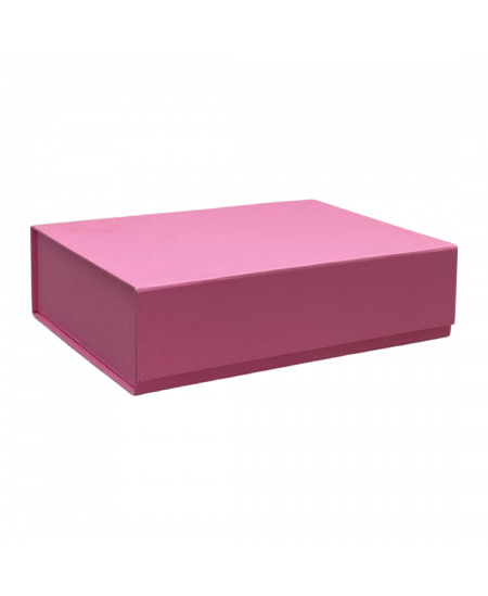 Dovanų dėžutė, magnetinė, 100x100x30 mm, rožinės spalvos, 1 vnt.