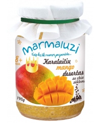 Karalaičių mangų desertas su ispaniniu šalaviju MARMALUZI, nuo 8 mėn., 190 g