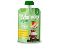 Ekologiška ryžių su vaisiais tyrelė MAMUKO, nuo 4 mėn., 100 g