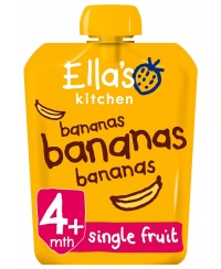 Ekologiška bananų tyrelė ELLA´S KITCHEN, nuo 4 mėn., 70 g