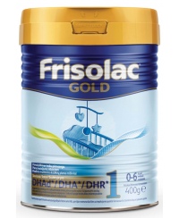 Pradinio maitinimo pieno mišinys FRISOLAC Gold 1, nuo 0 mėn., 400 g
