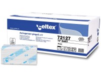 Lapiniai popieriniai rankšluosčiai CELTEX V Dart, 72127, V lenk., 200 serv., 1 pak.